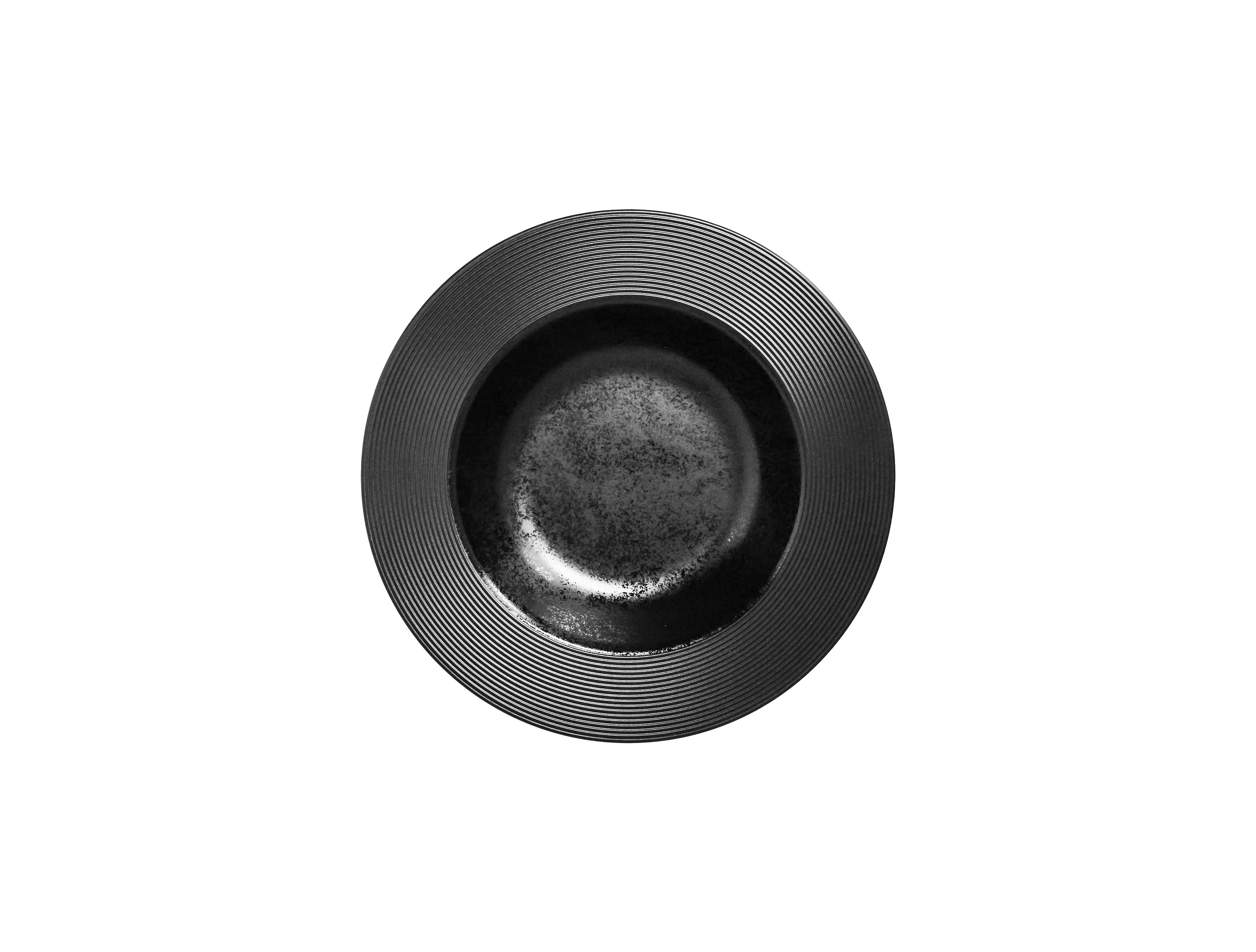 Teller tief Ø22,7cm H4,6cm 0,36L EDGE black