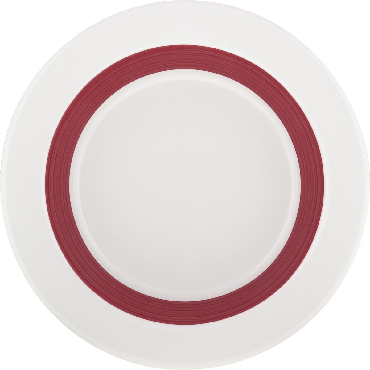 Spezialteller tief Fahne 23cm INVITA DIMENSION PINSELBAND bordeauxrot