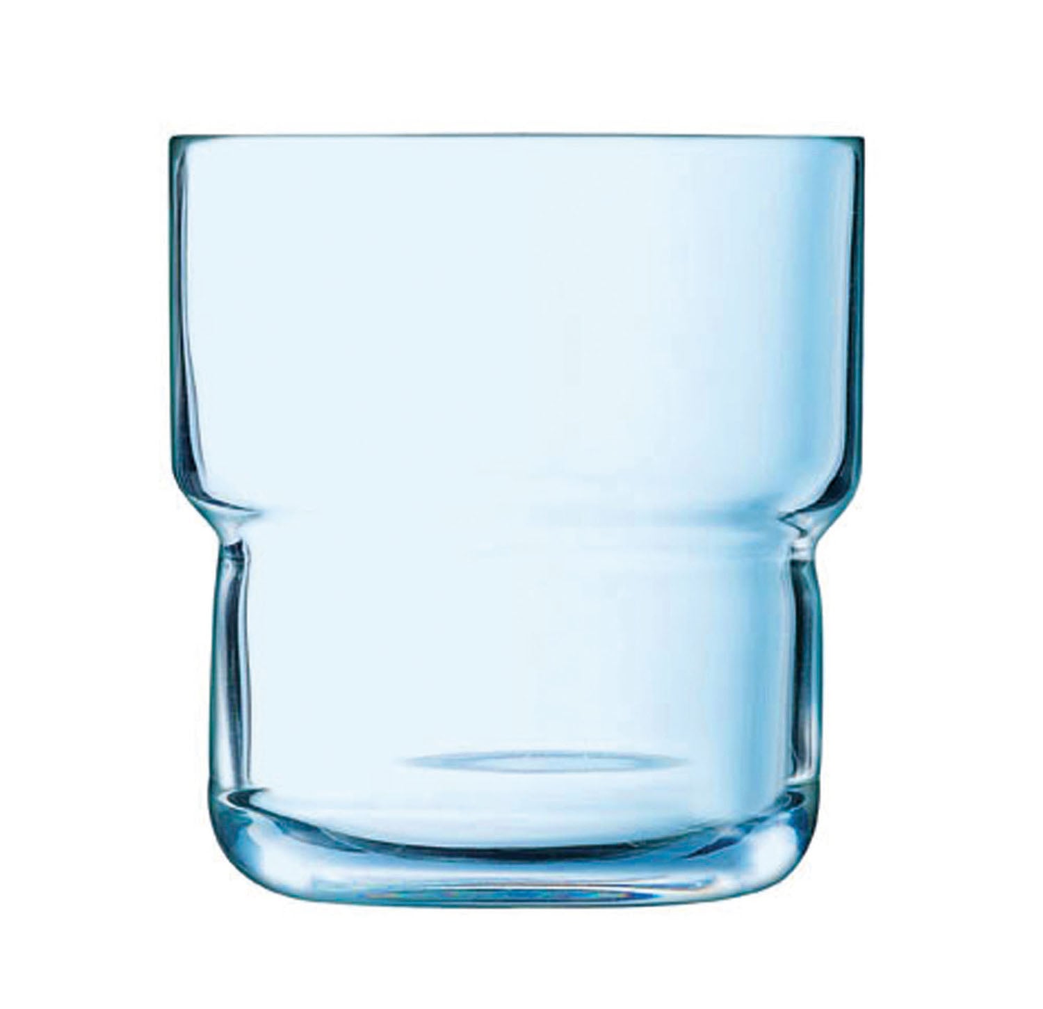 Becher 0,22L Log BRUSH solid ice blue