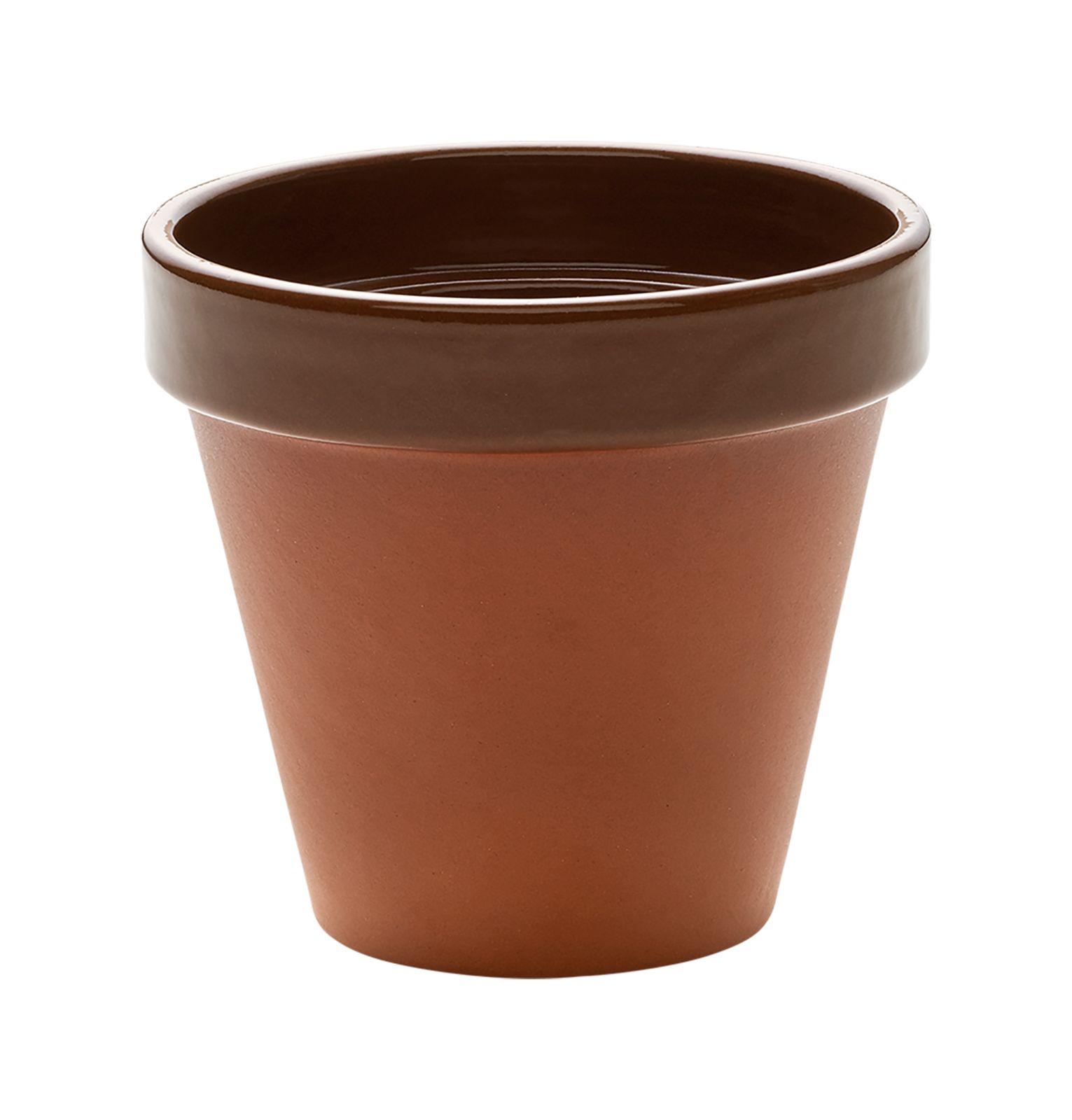 Töpfchen Ø 10cm H 9,4cm TERRACOTTA