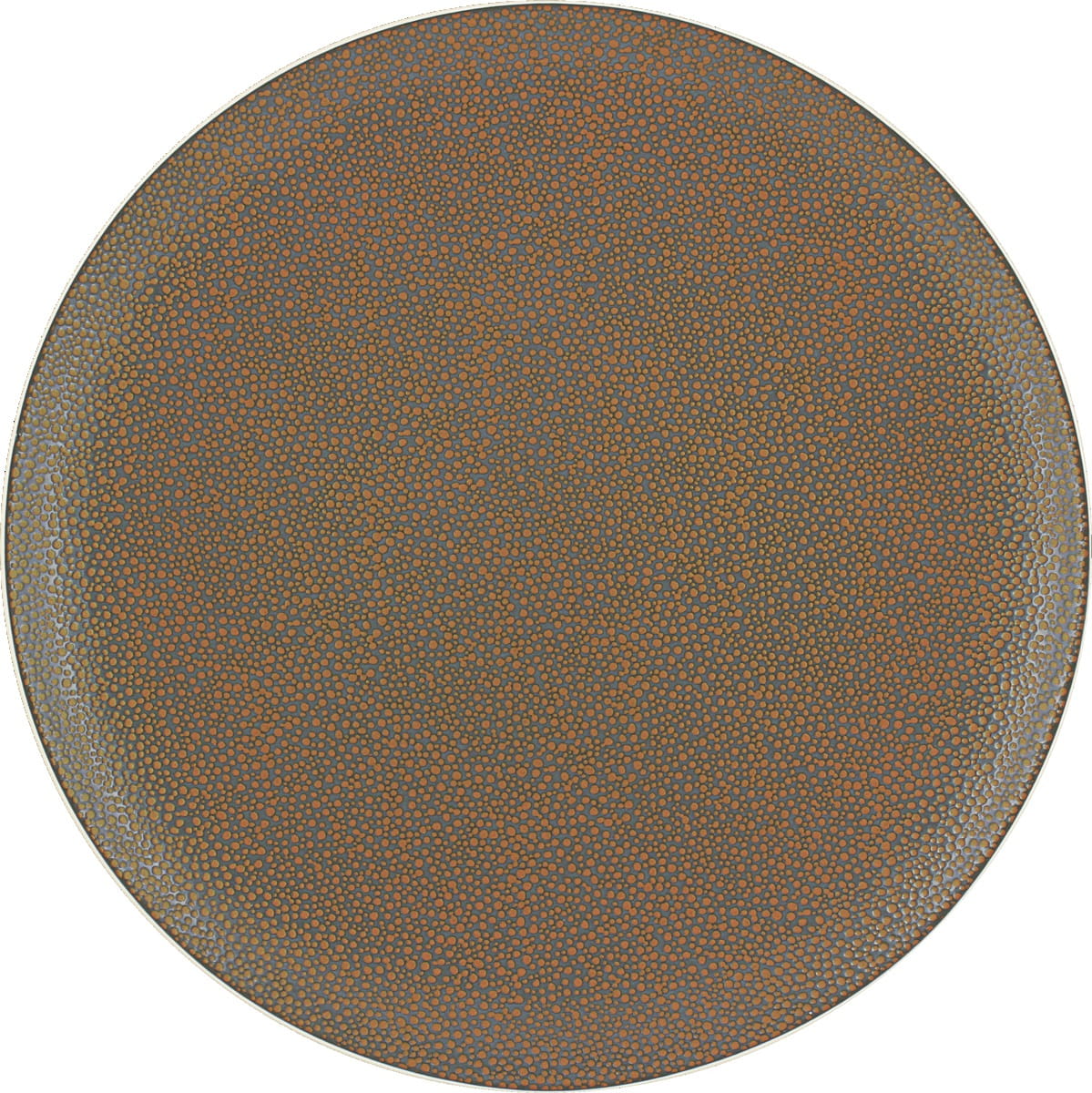 Teller flach rund coup 24cm PURITY PEARLS METALLIC gold