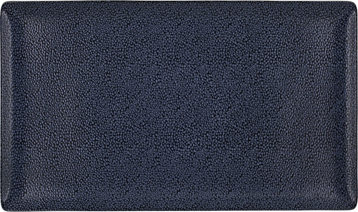Platte rechteckig coup 34x20cm PURITY PEARLS DARK