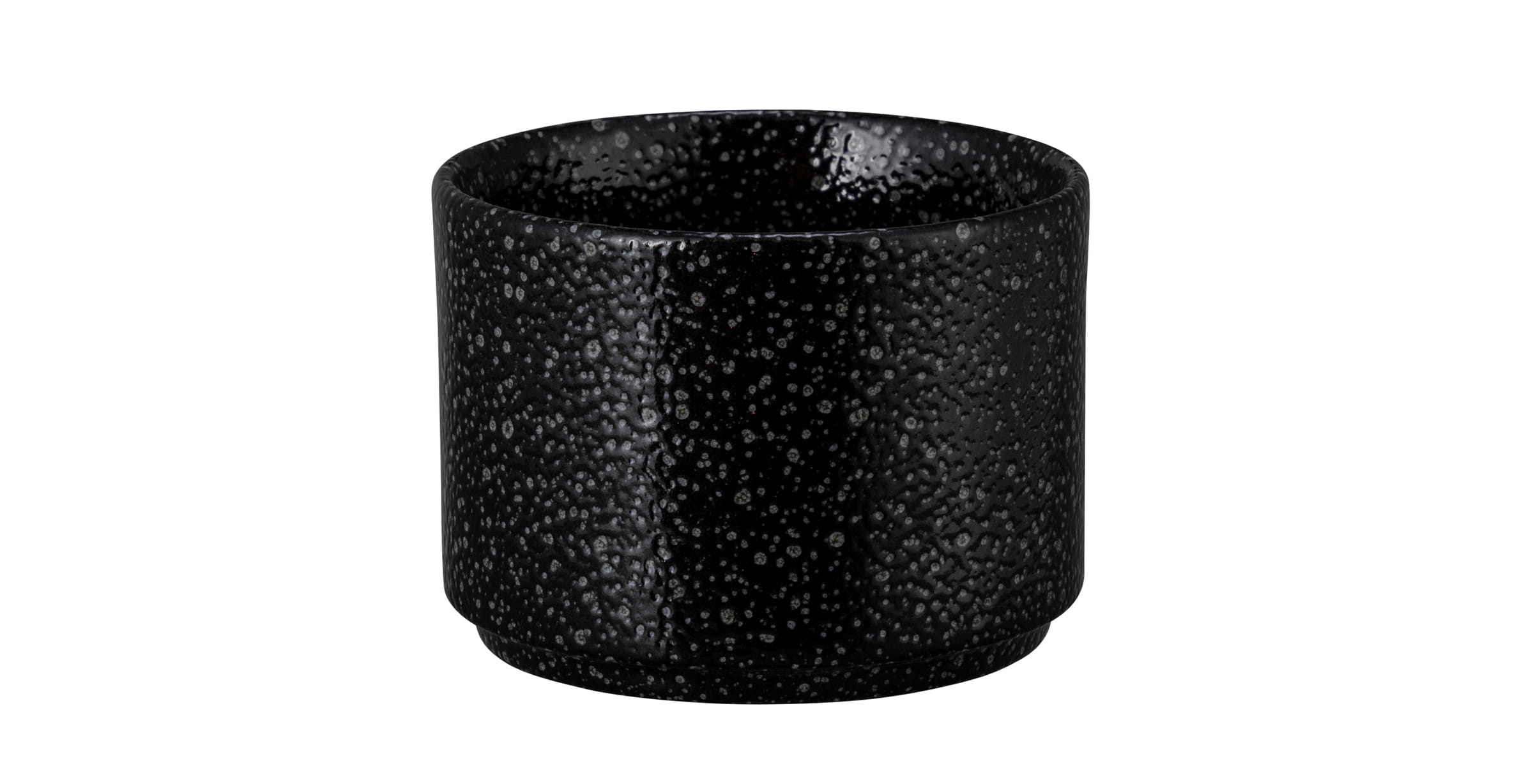 Schale rund hoch 8cm GOOD MOOD intense black