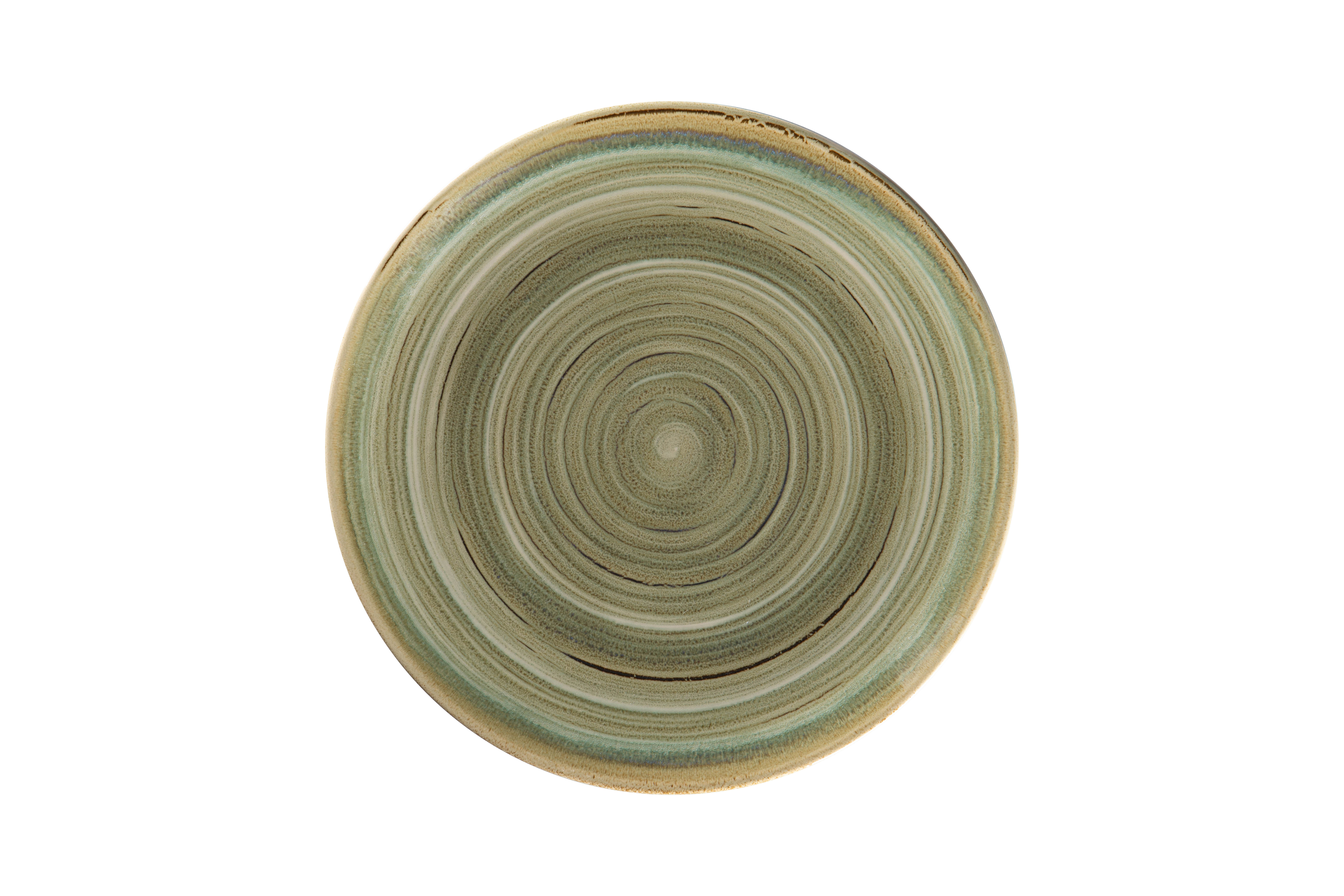 Teller coup 28cm RAKSTONE SPOT emerald green