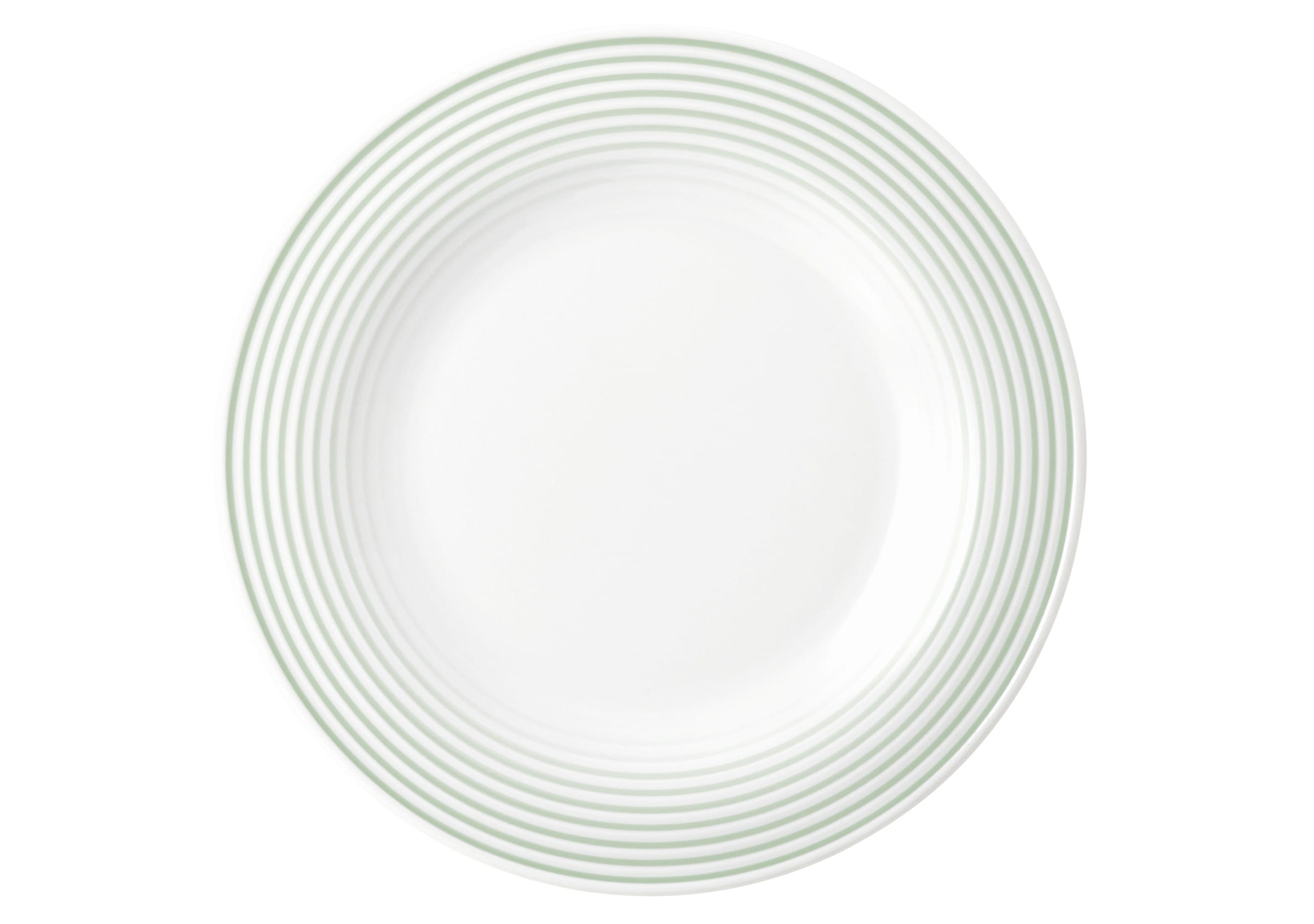 Teller rund mit Relief flach 17cm BLUES salbeigrün