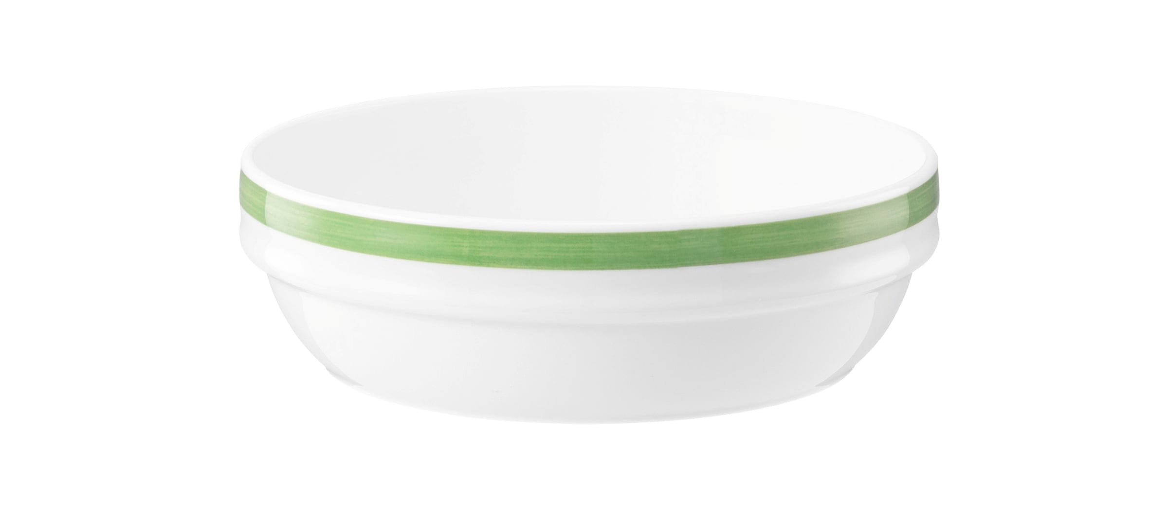 Schale rund rund 13,5cm COMMUNITY pinselband grün