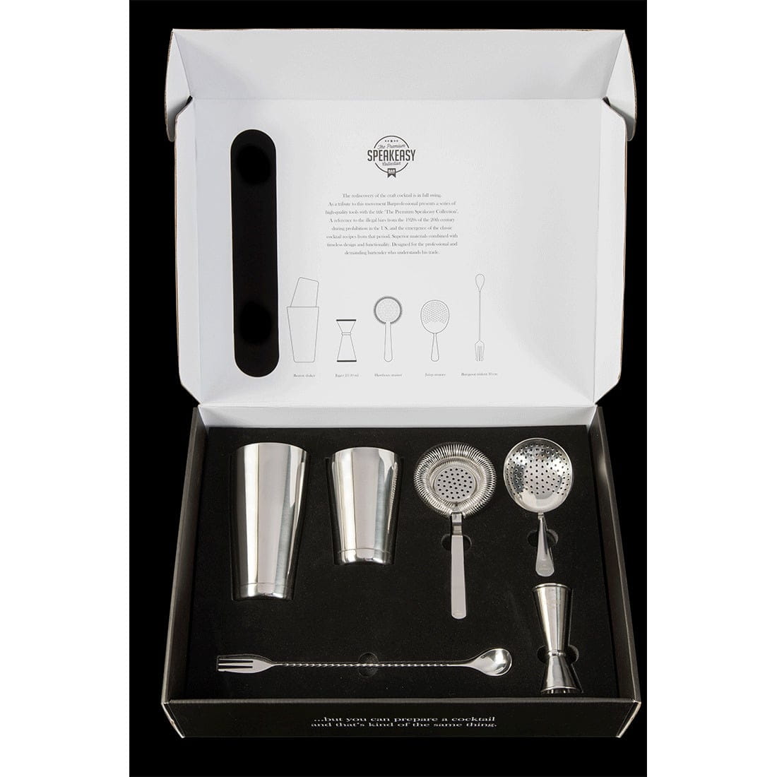 Cocktail Box Edelstahl