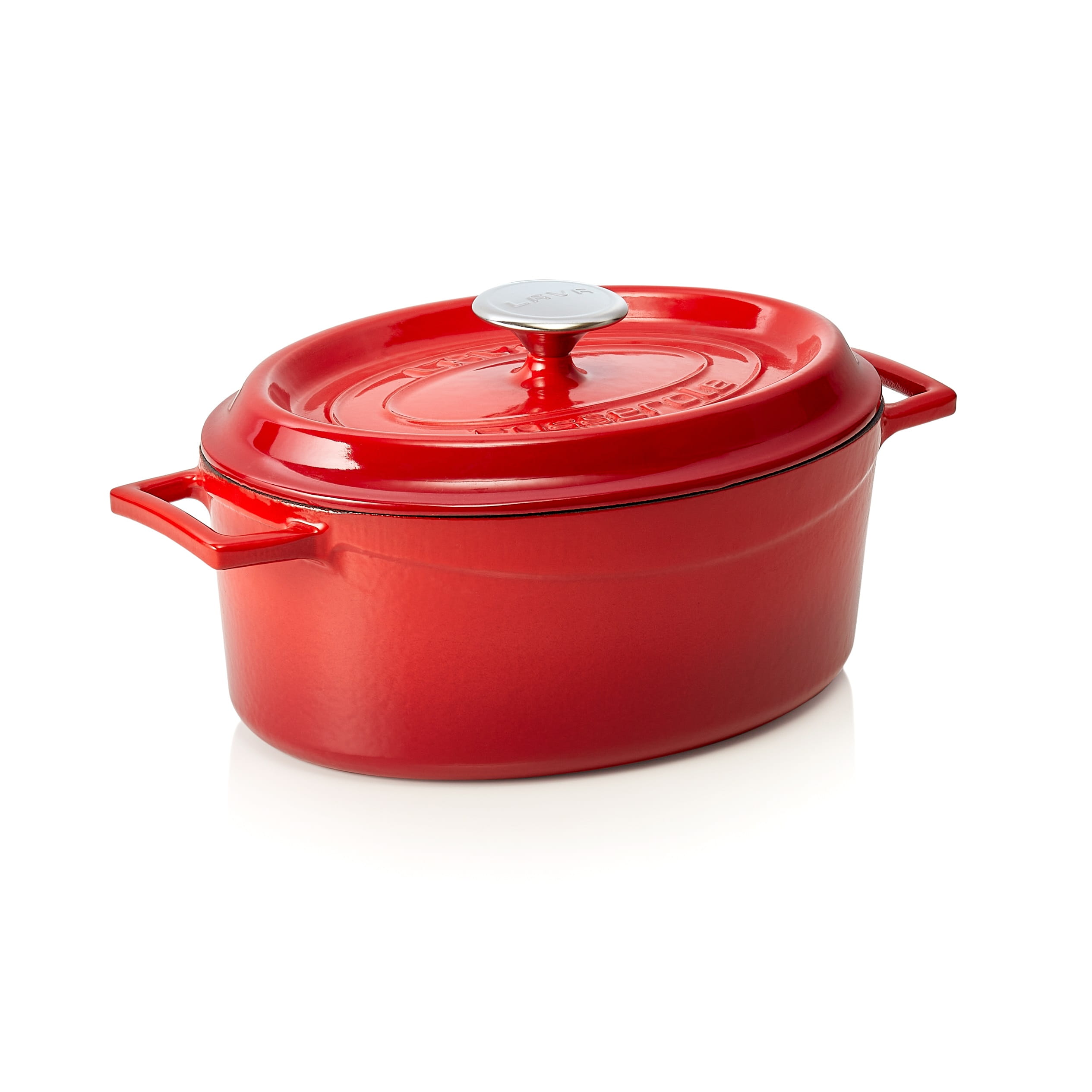 Kasserole oval 28x21x11cm LAVA rot