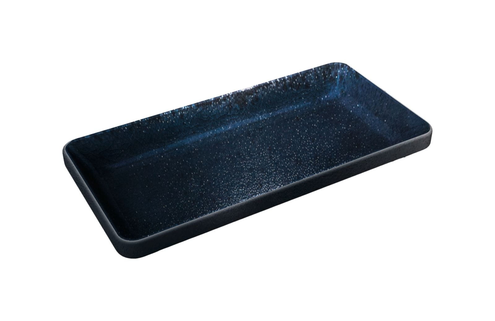 Schale flach eckig 18x9 cm NARA schwarz