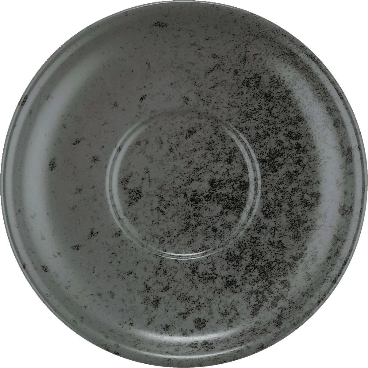 Kaffeeuntertasse rund 14cm SANDSTONE BLACK