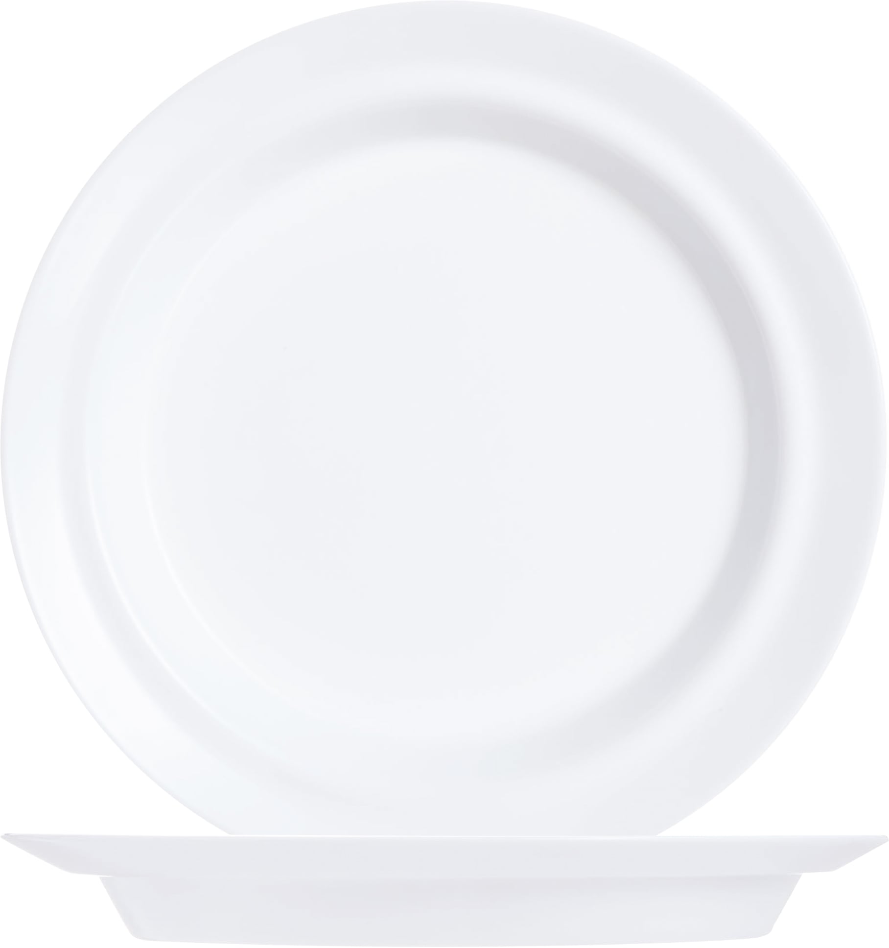 Teller flach Ø23cm AUTONOMY weiß