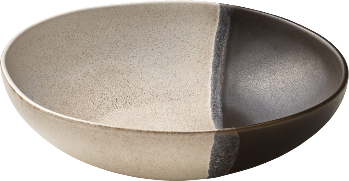 Teller tief rund coup 23cm SPOTON schwarz