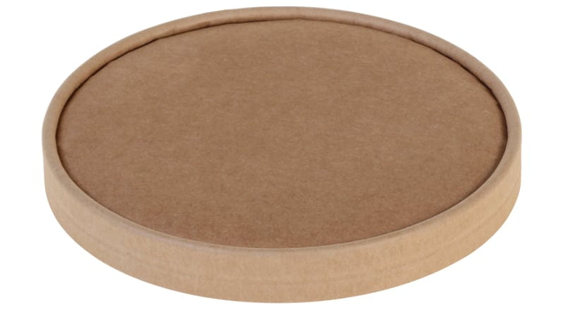 50 Stück Flachdeckel Ø 18,5cm KRAFT