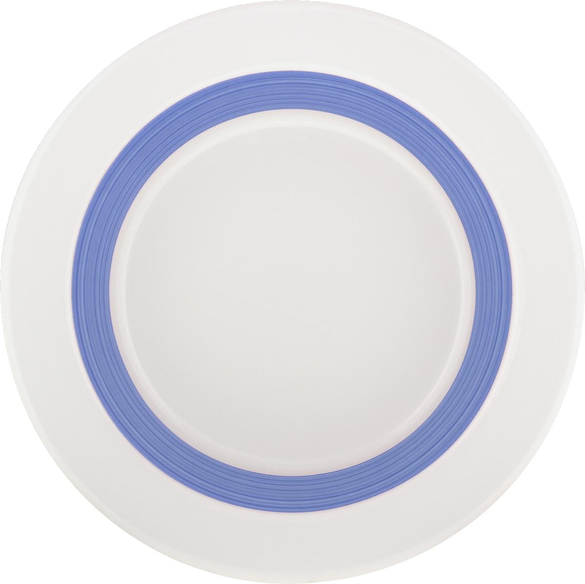 Spezialteller tief Fahne 23cm INVITA DIMENSION PINSELBAND himmelblau