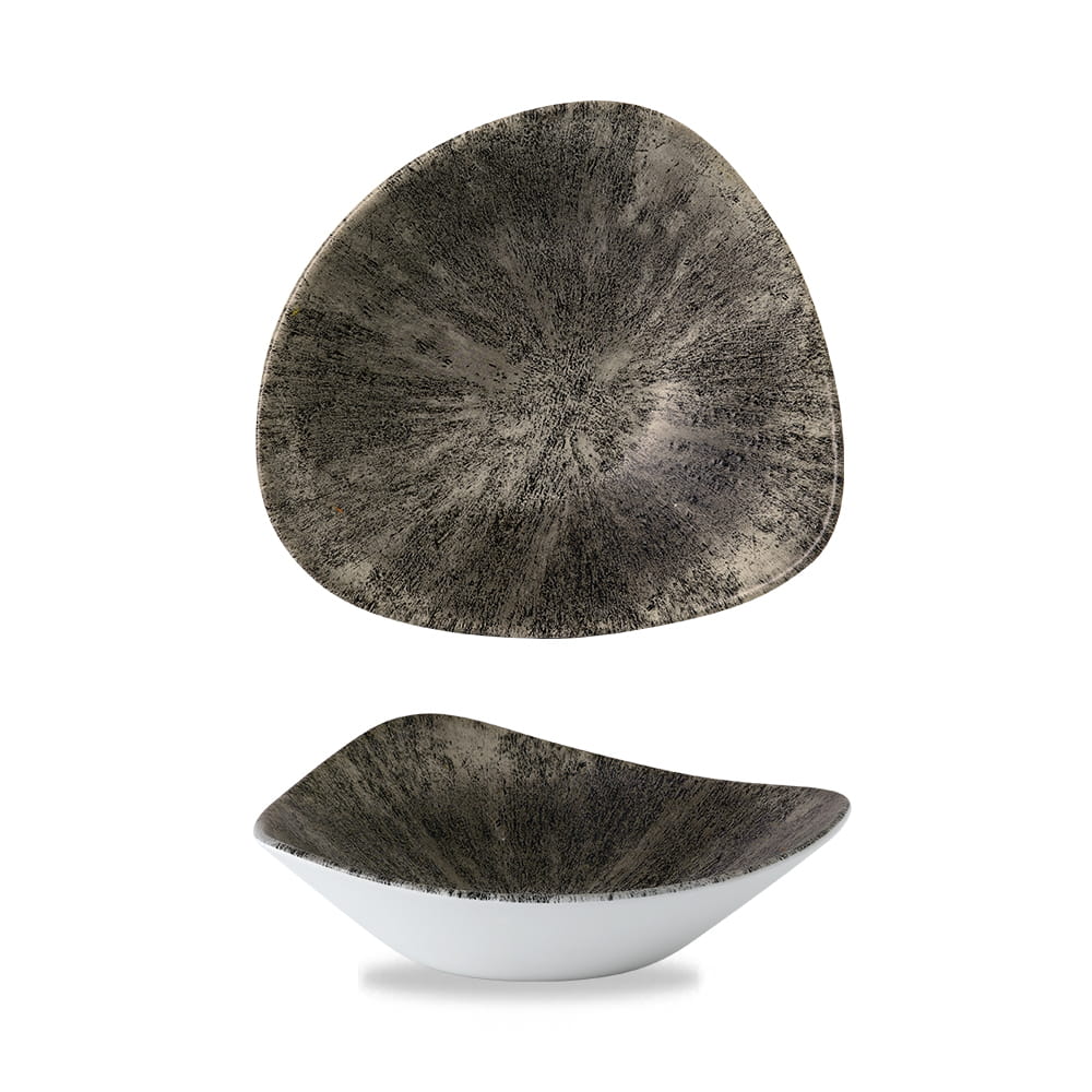 Schale dreieckig 23,5cm STUDIO PRINTS STONE black