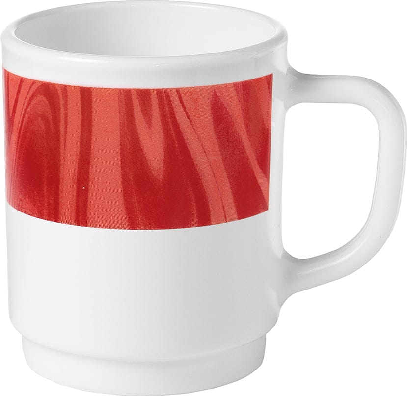 Henkelbecher 0,25L NATURA red