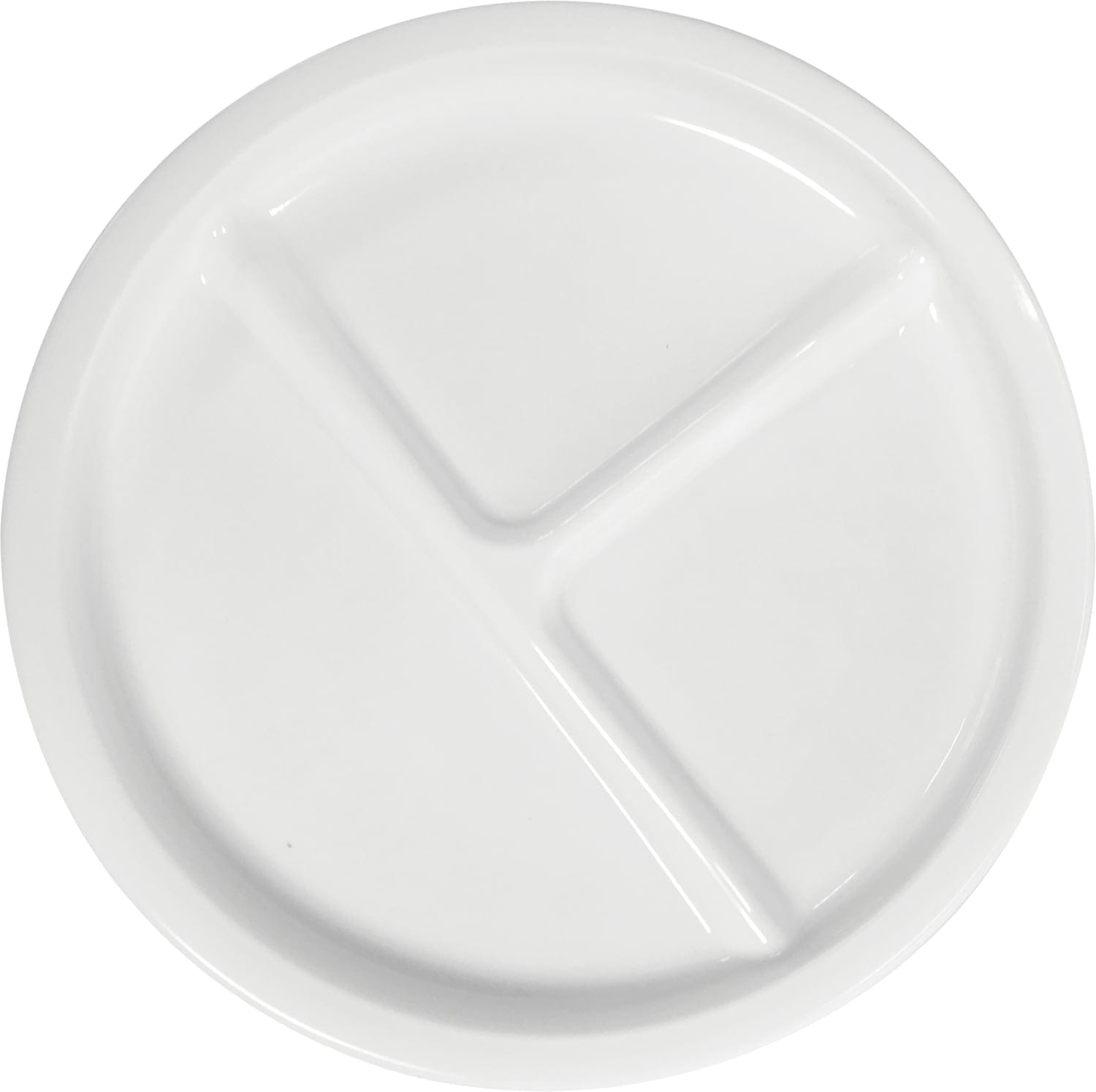 Menüteller 3-geteilt Ø23cm RESTAURANT weiß