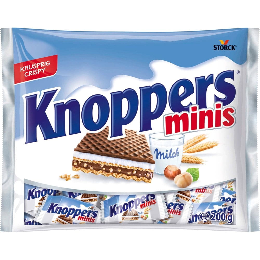 Storck Knoppers Minis Waffeln mit Schokolade