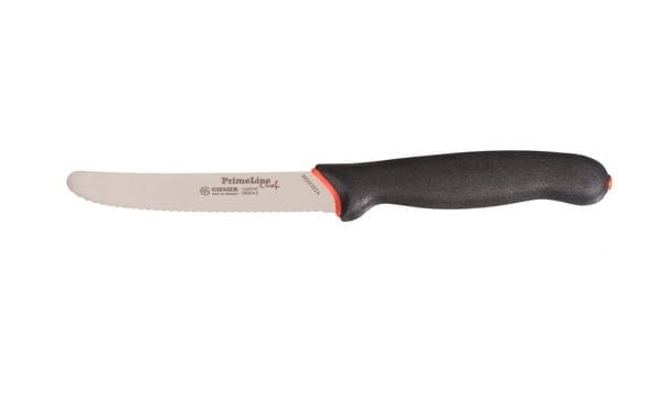 Universalmesser 11cm mit Wellenschliff schwarz