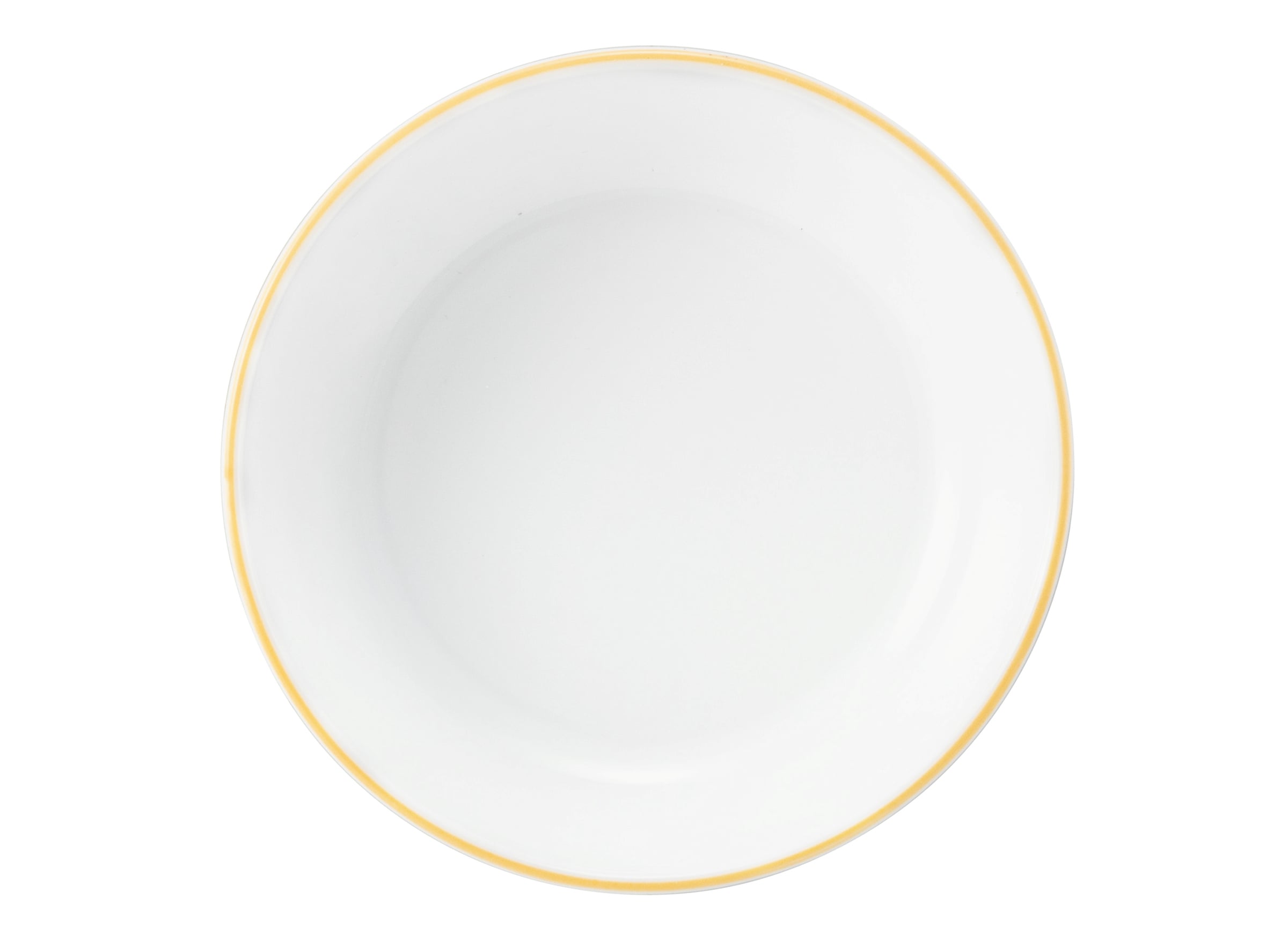 Schale rund rund 12cm COMMUNITY streublume gelbe linie