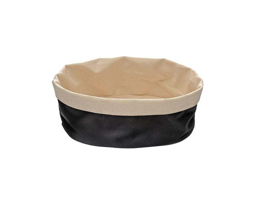 Brottasche 25x18cm H:9cm schwarz-beige