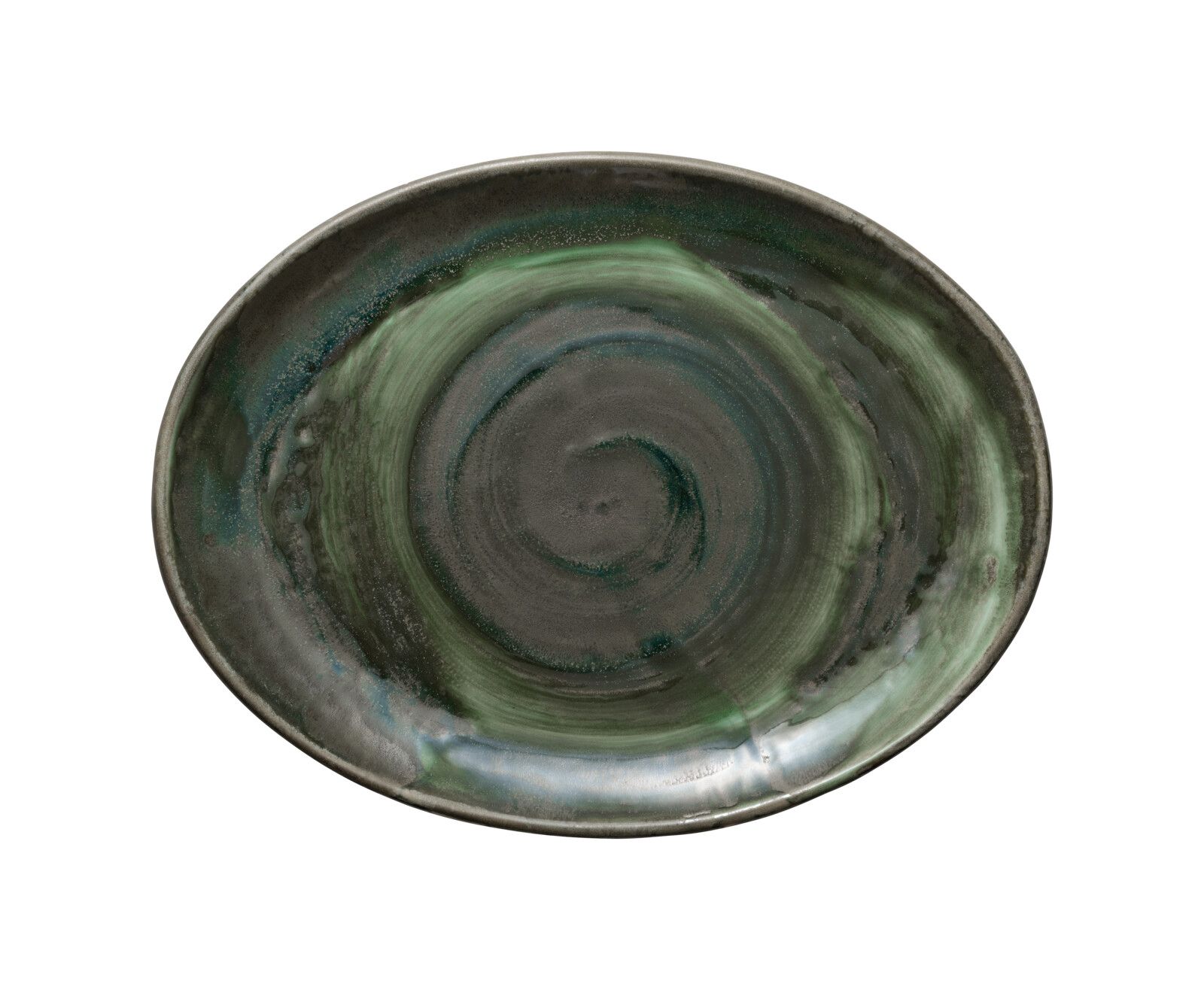 Platte oval coup 31x24cm PERFECT MATCH avocado