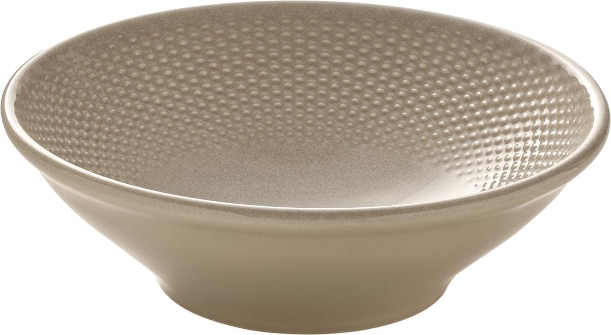 Schale rund Relief 20cm 0,90l PINE almond