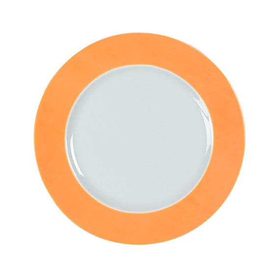 Teller flach Fahne Ø26cm COFFEESHOP orange