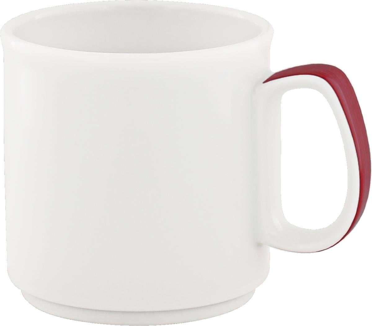 Spezialbecher stapelbar 0.30l INVITA DIMENSION PINSELBAND bordeauxrot