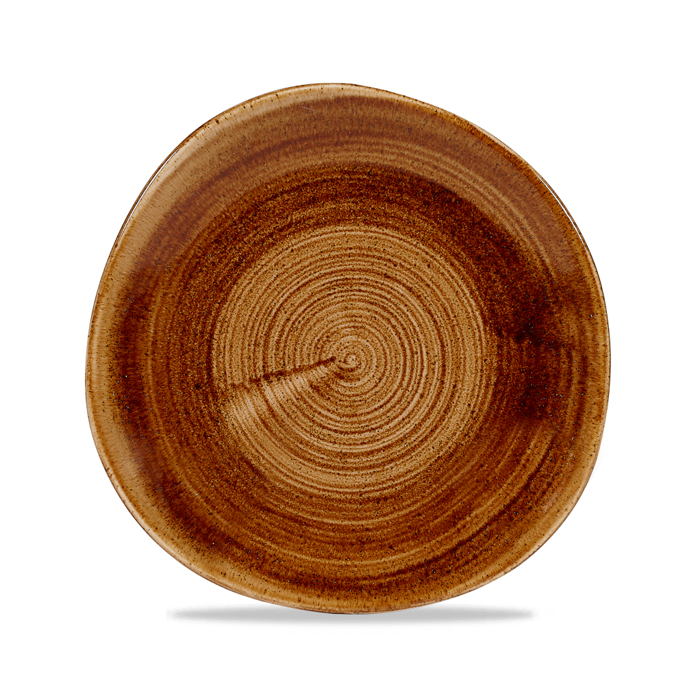 Teller Organic 21cm STONECAST PATINA vintage copper