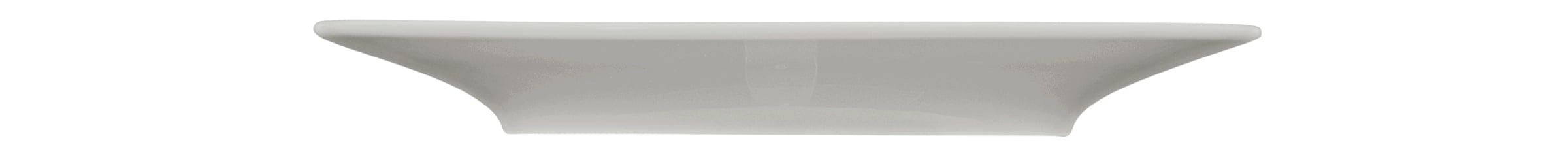 Teller rund mit Relief flach 16,5cm Vollrelief NORI silbergrau