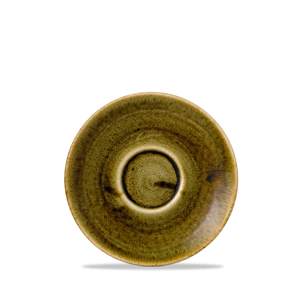 Cappuccinountertasse 15,6cm STONECAST plume green