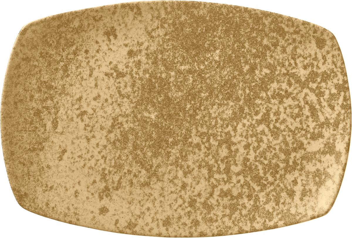 Platte rechteckig coup 14x9cm SANDSTONE DARK YELLOW