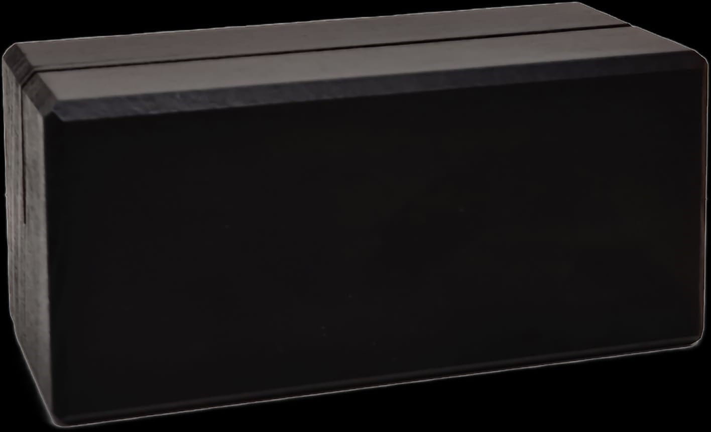 Kartenhalter11x5x5cm mit Schlitz Buchenholz