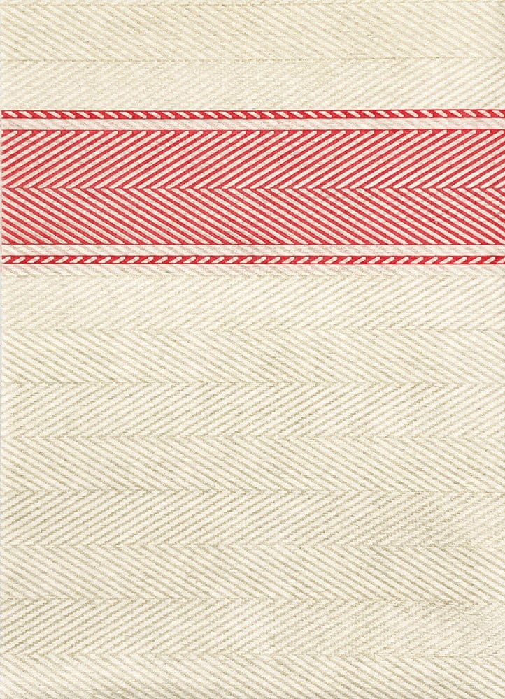 50 Stück Servietten 30x40cm 1/4 KITCHEN rot