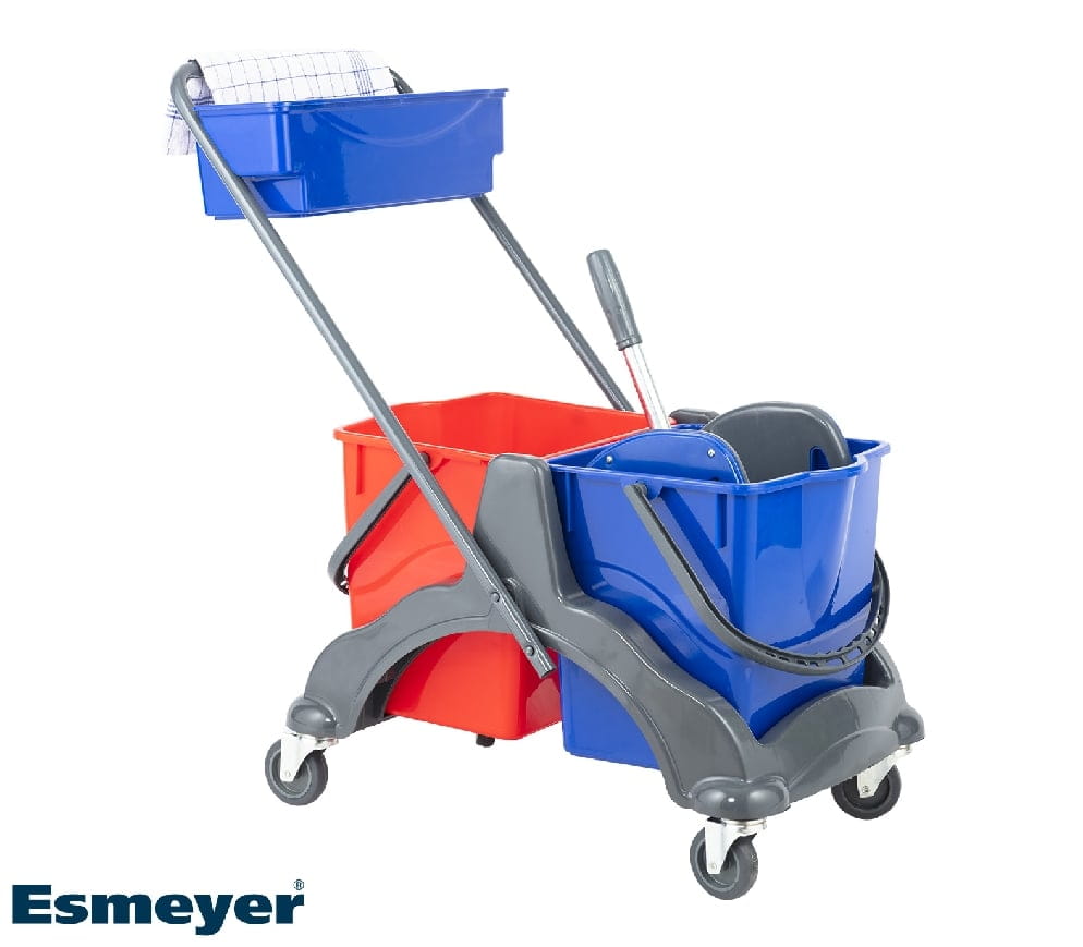 Doppel-Fahrputzwagen 104x40x85cm Kunststoff