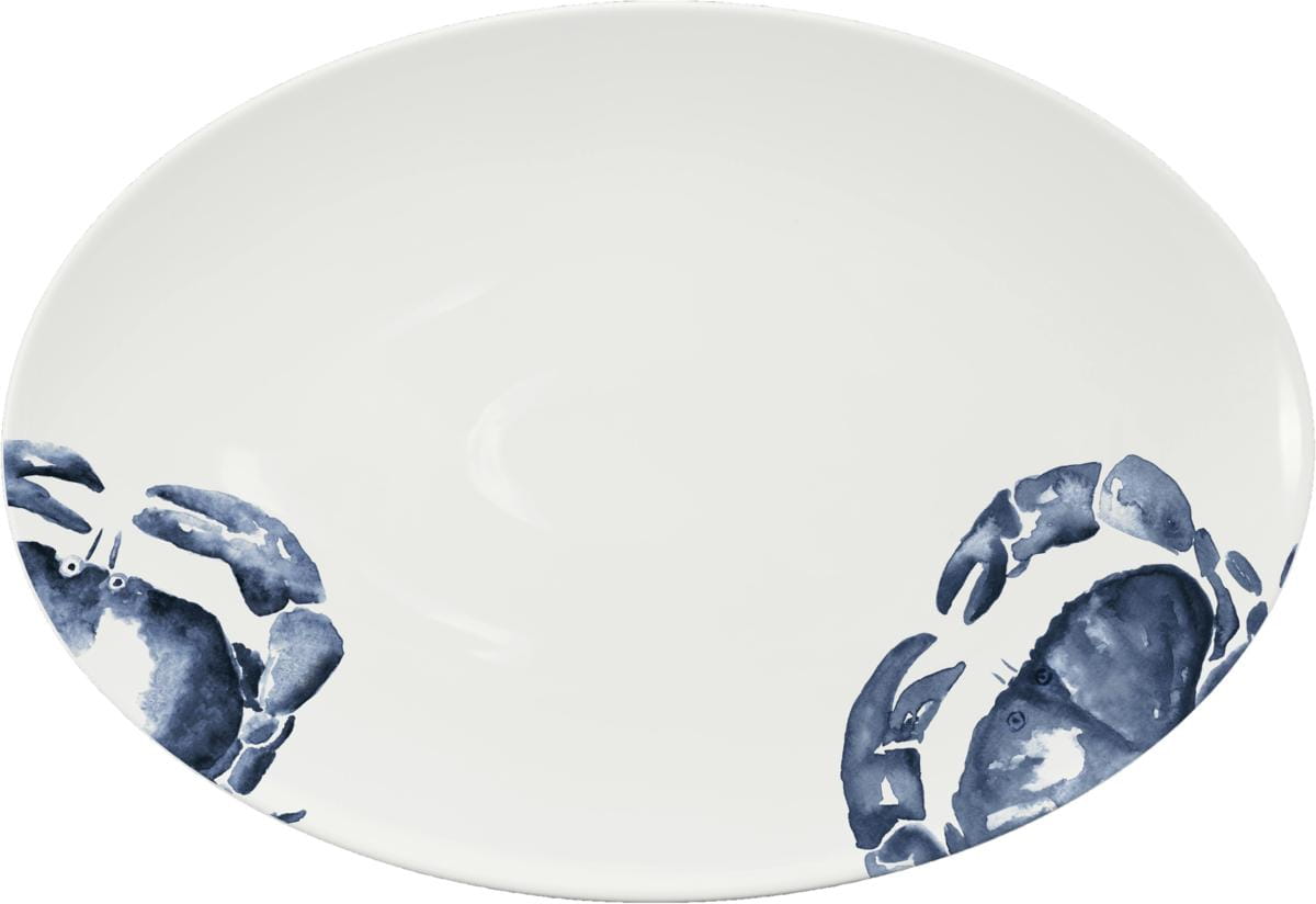 Platte oval coup 33x23cm UNLIMITED ocean breeze