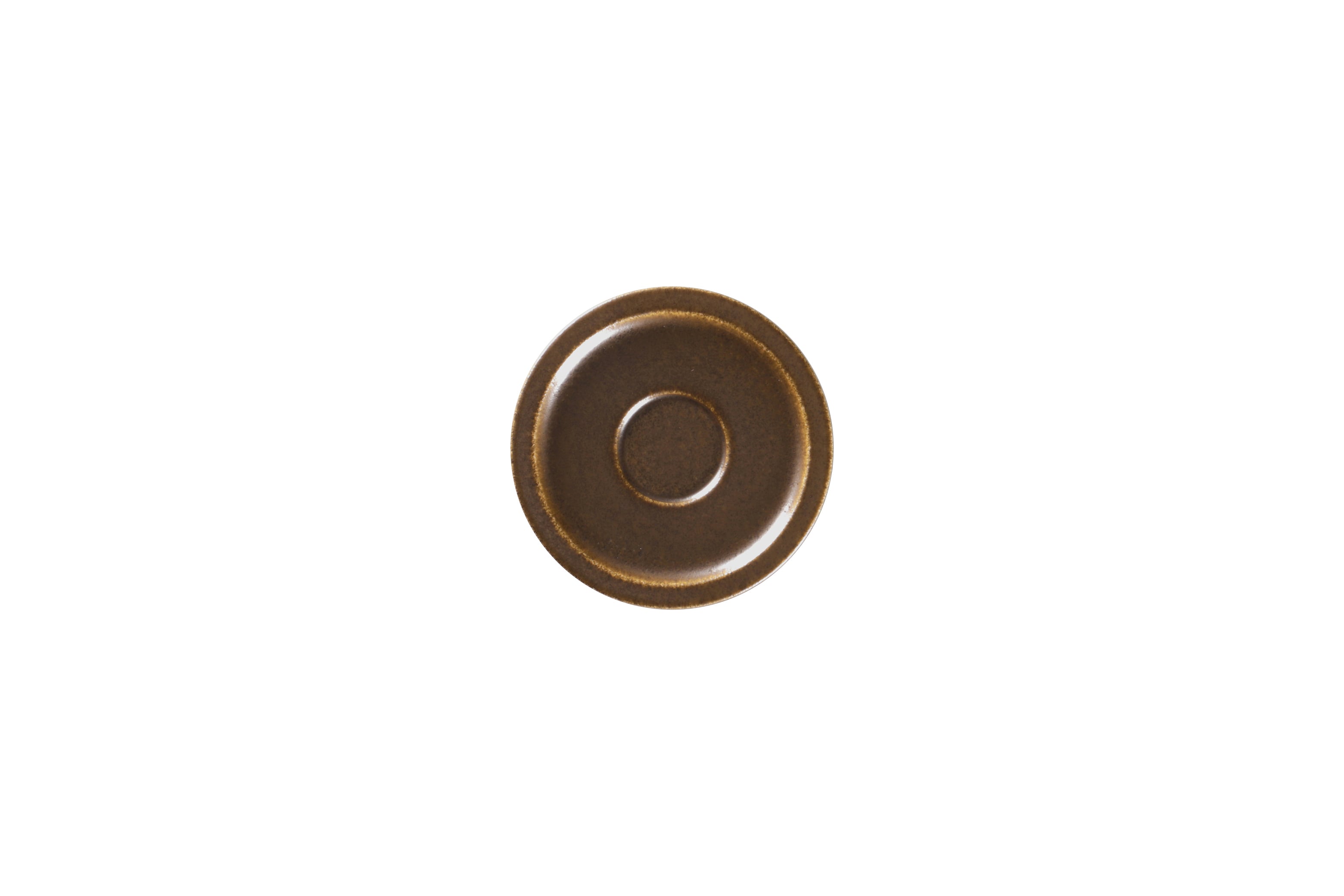 Espresso-Untertasse 12,5cm RAKSTONE EASE rust brown
