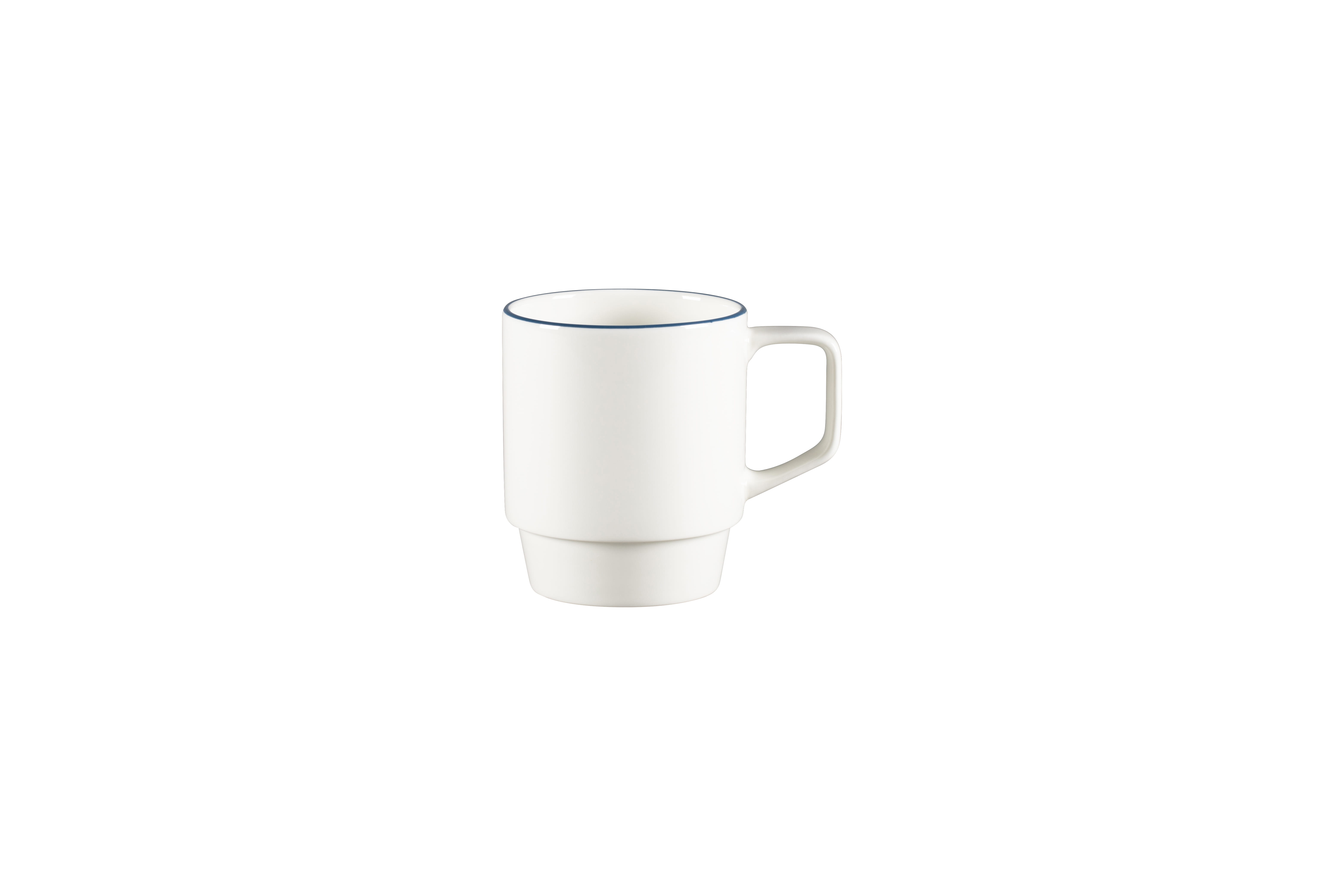 Kaffeebecher Ø9cm H10,3cm 0,42L SENSATE blue line