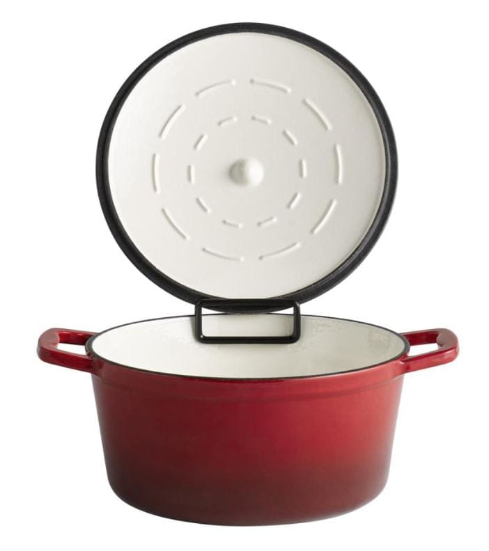 Kochtopf mit Deckel 25cm 5 STARS rot