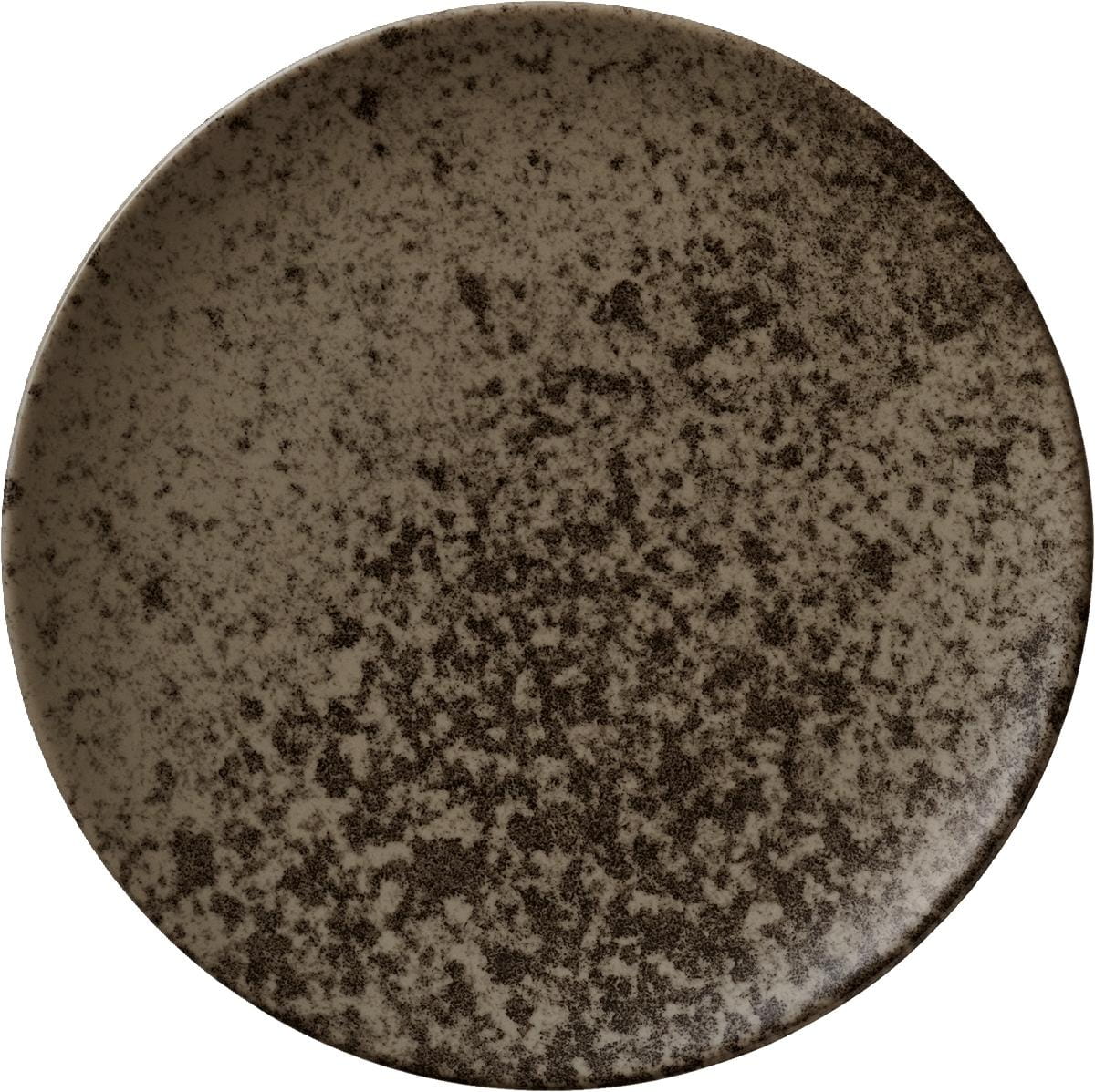 Teller flach rund coup 15cm SANDSTONE DARK BROWN