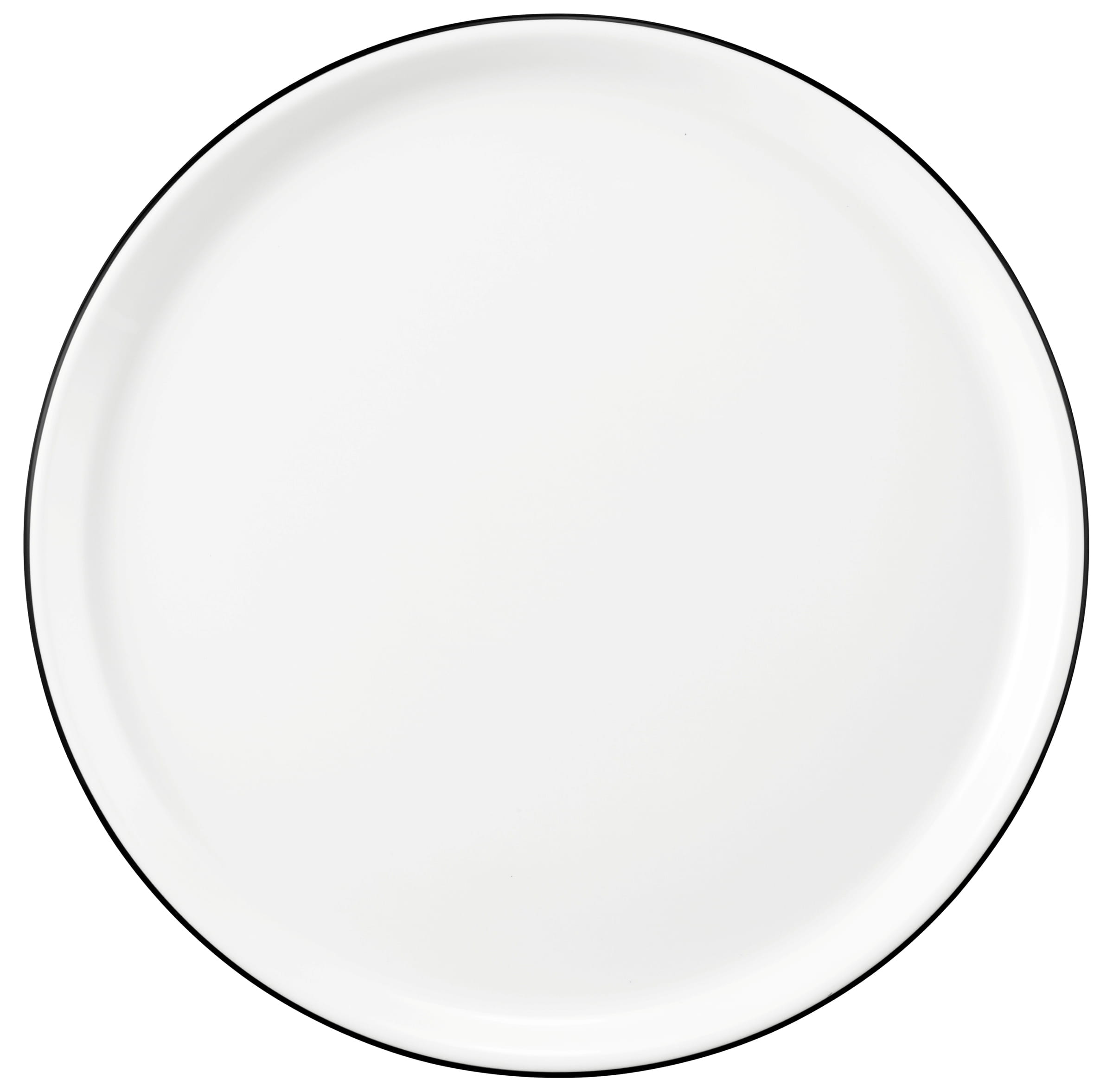 Pizzateller rund 30cm MODERN LIFE black line