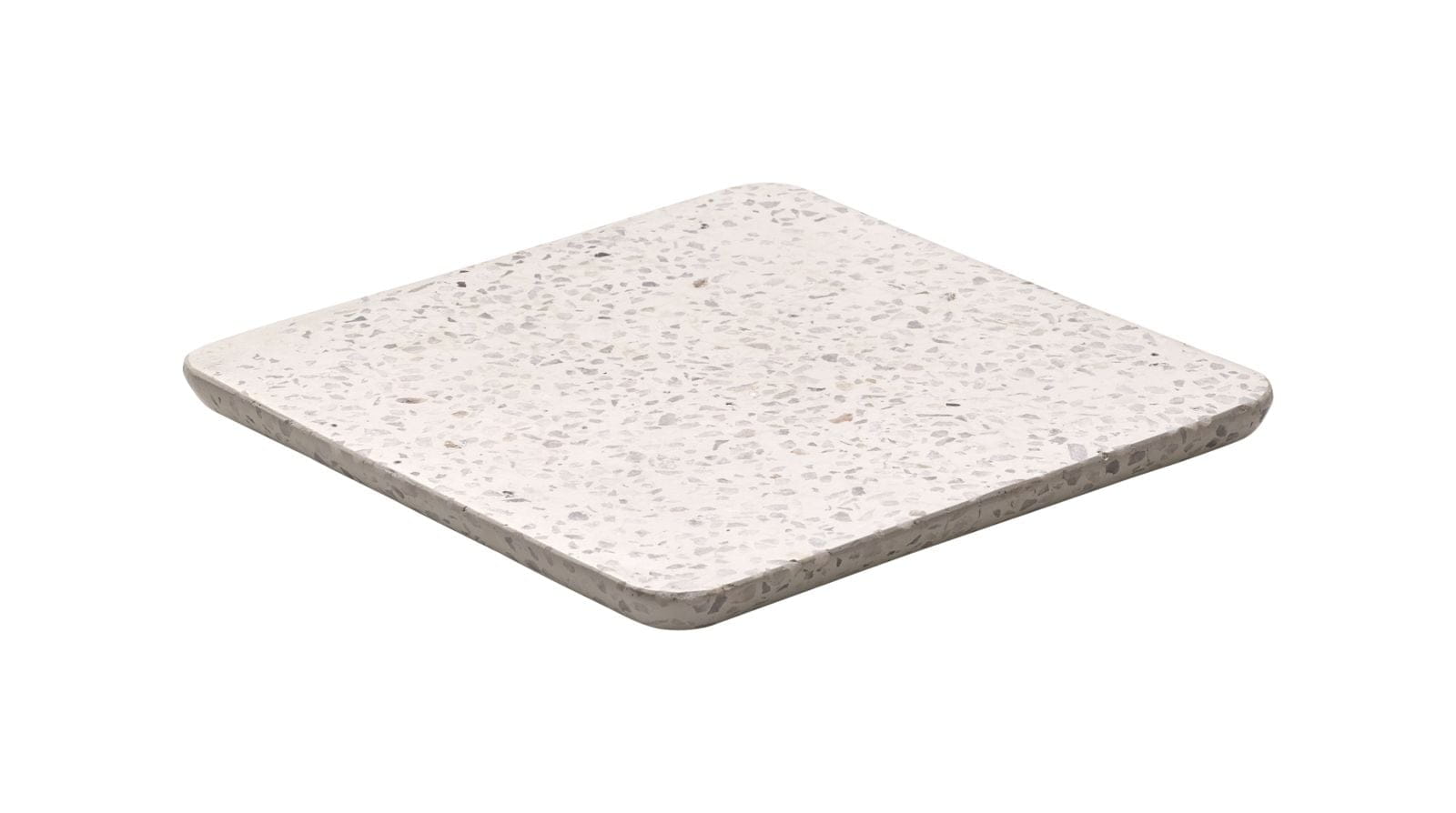 Platte quadratisch 18x18cm TERRAZZO hell
