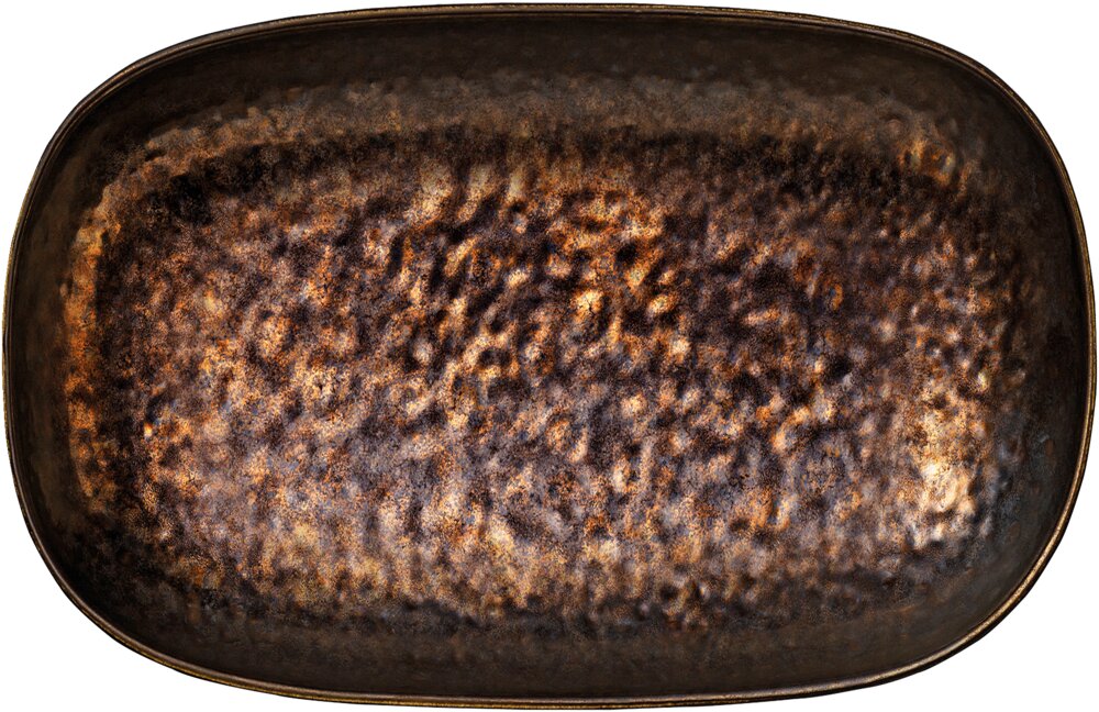 Platte tief oval coupe 17cm NIVO METALLIC