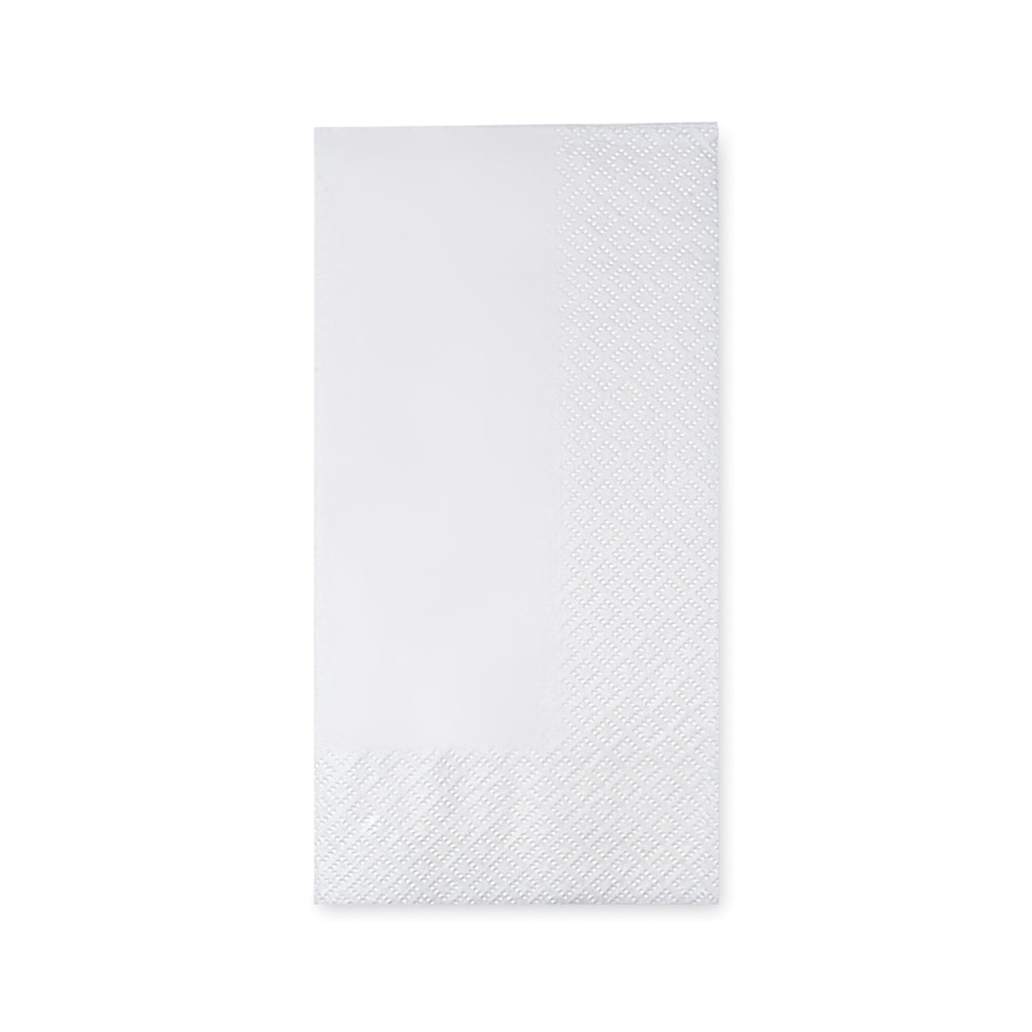 250 St.Zellstoffservietten 40x40cm 2lg 1/8F weiß