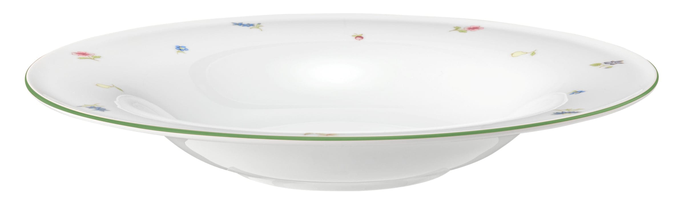 Pastateller rund tief 27cm COMMUNITY streublume grüne linie