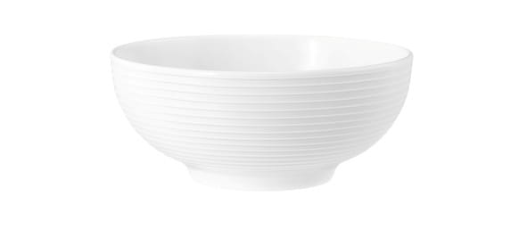 Schale Relief 0,8L BLUES weiß