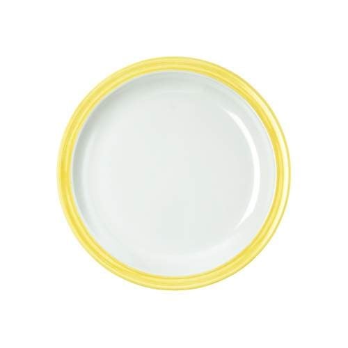 Teller flach Fahne Ø23,5cm BISTRO gelb