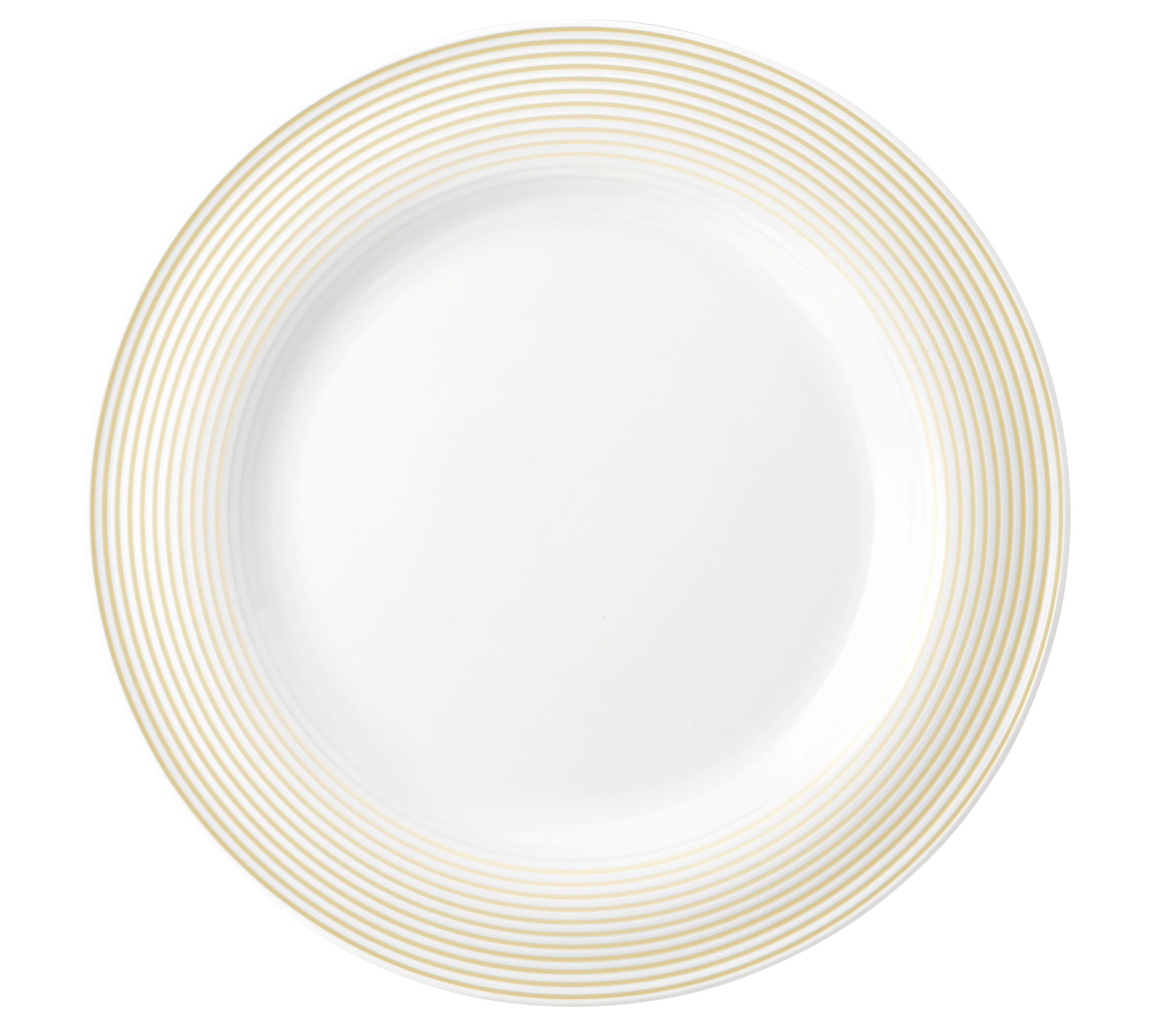 Teller rund mit Relief flach 26cm BLUES sandbeige