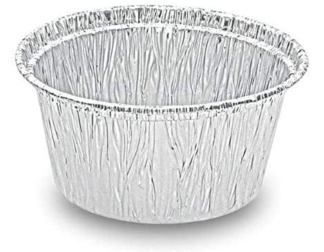 100 Stück Alu-Förmchen rund 8cm/110ml